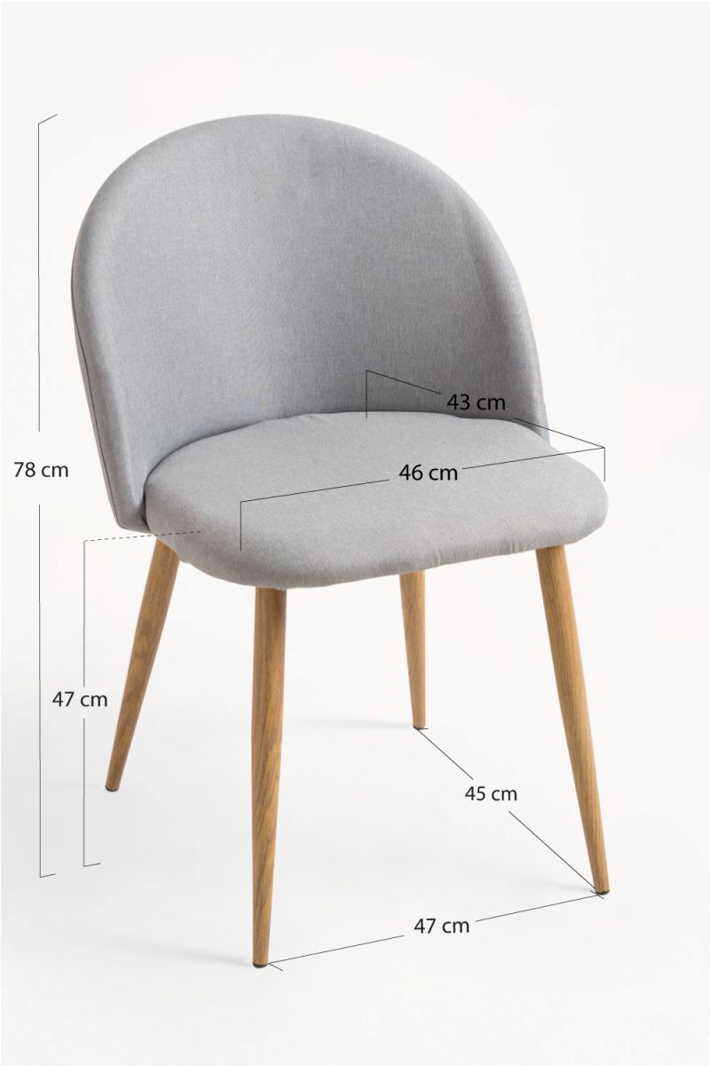 La Silla Vint Tela es Elegancia y Confort. Conócela