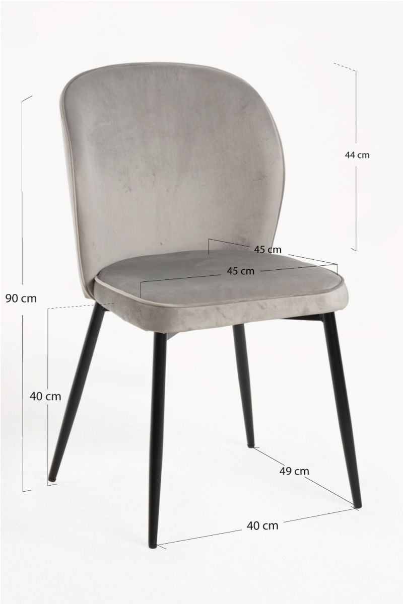 Silla Teile Terciopelo: Una de nuestras Sillas Modernas Favoritas