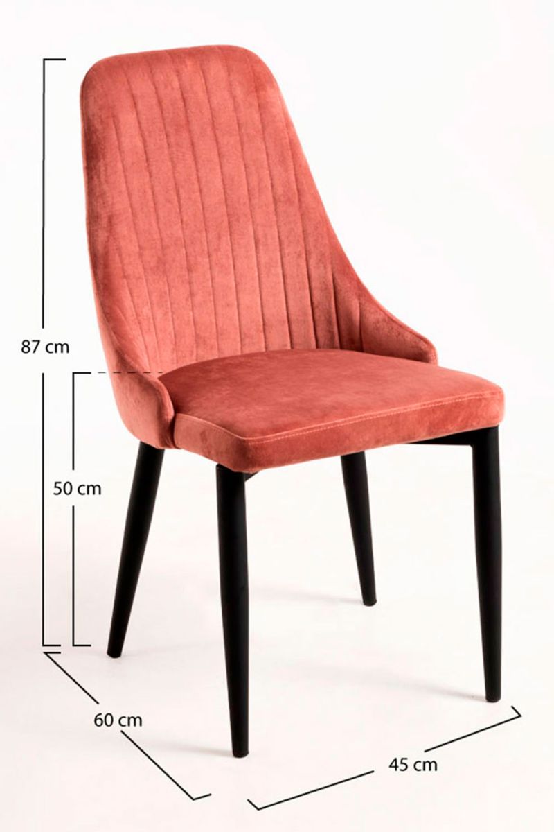 Silla Kan Terciopelo - Elegancia y estilo