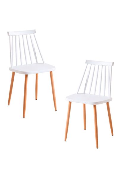Pack 2 Sillas Bik - Elegancia pura para tu comedor