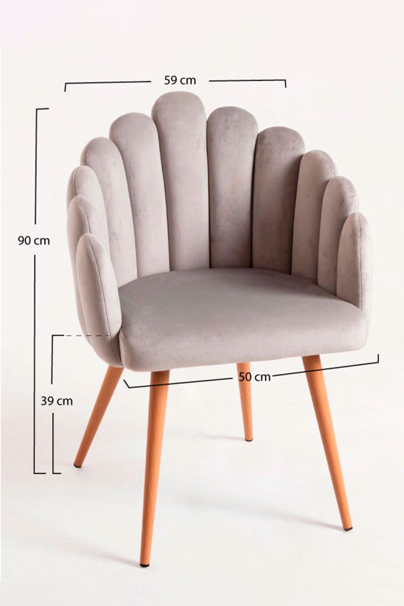 Sillón Main Terciopelo - Regalos Miguel
