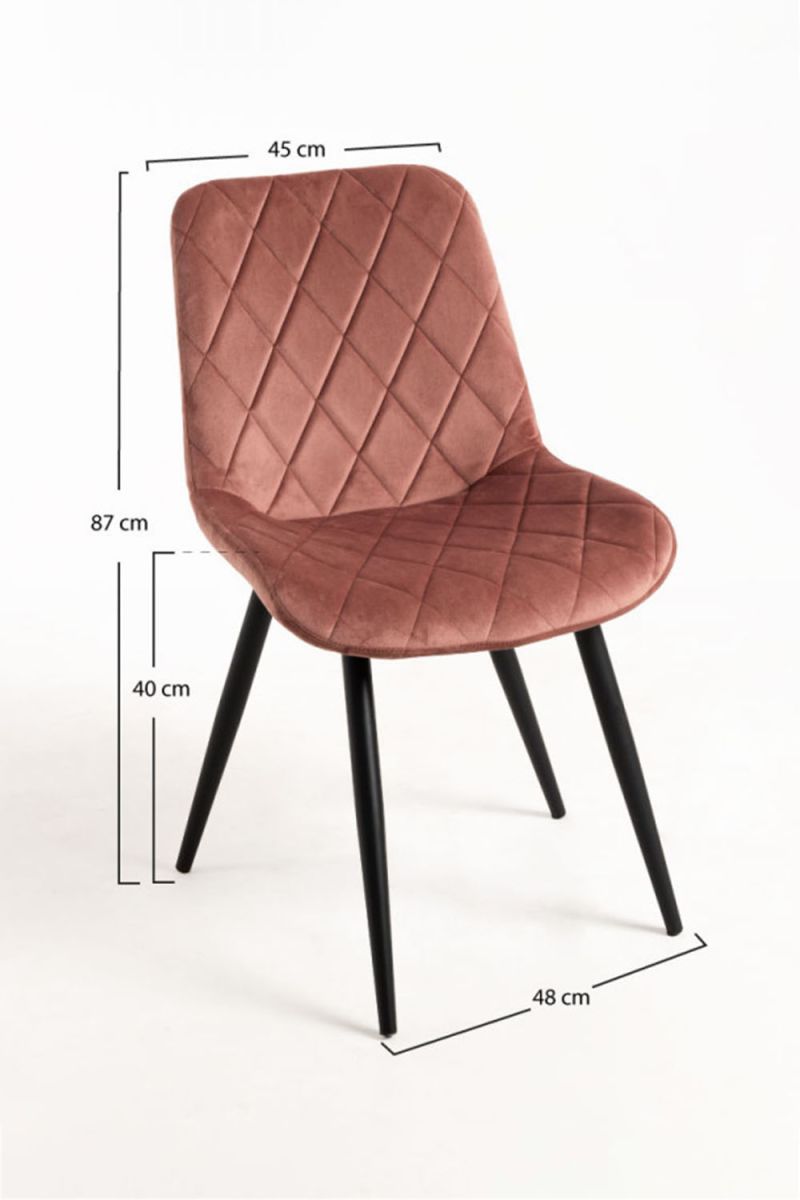 Silla Min Terciopelo: Una Silla de Comedor Ideal
