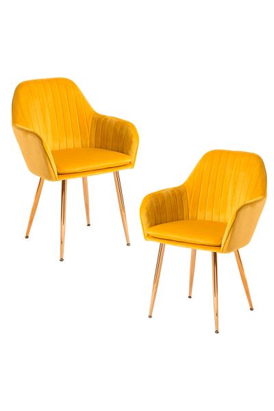 Pack 2 Sillas Chic Golden - Un Pack de Sillas de salón ideal