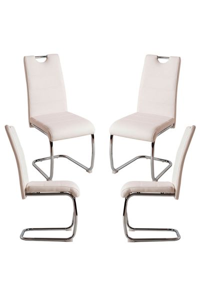 Pack 4 Sillas Hallen Polipiel - Perfectas para el Salón