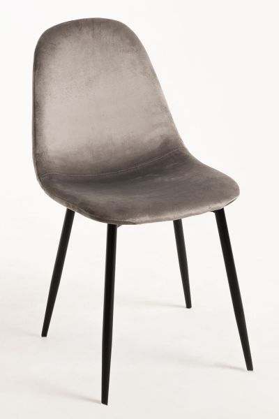 Silla Teok Black Terciopelo: Una Silla de Comedor Ideal