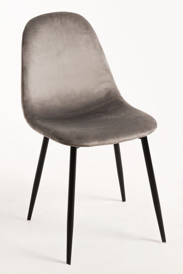 Silla Teok Black Terciopelo