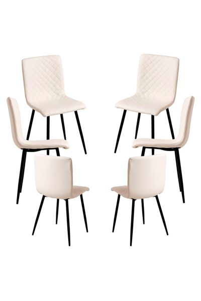 Pack 6 Sillas Rom Polipiel - Elegancia y Confort para tu Comedor