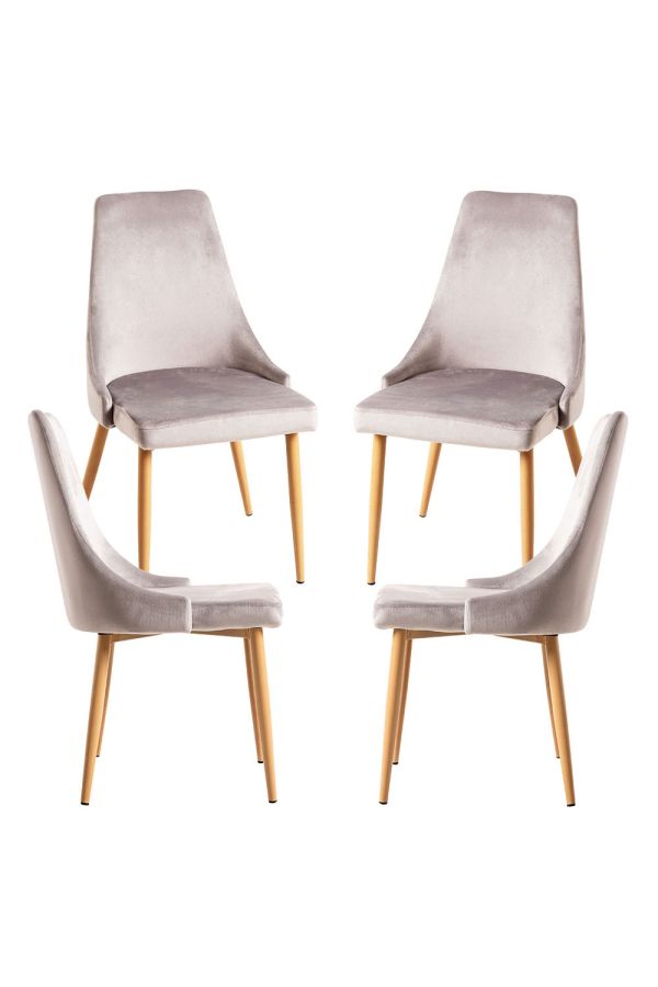 Pack 4 Sillas Stoik Wood