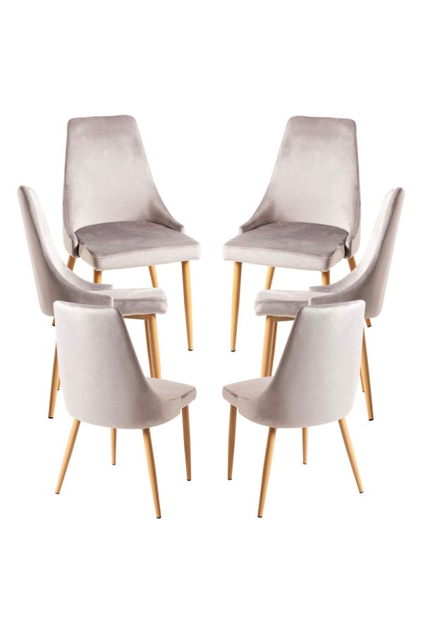 Pack 6 Sillas Stoik Wood