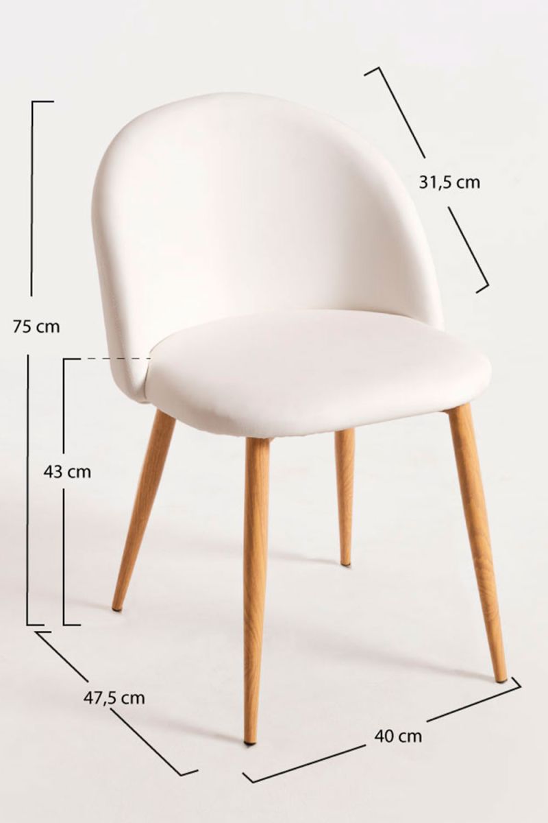 Silla Vint Polipiel - Estilo y Confort para tu Comedor