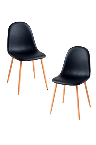 Pack 2 Sillas Teok Polipiel - Pack ideal de Sillas Nórdicas