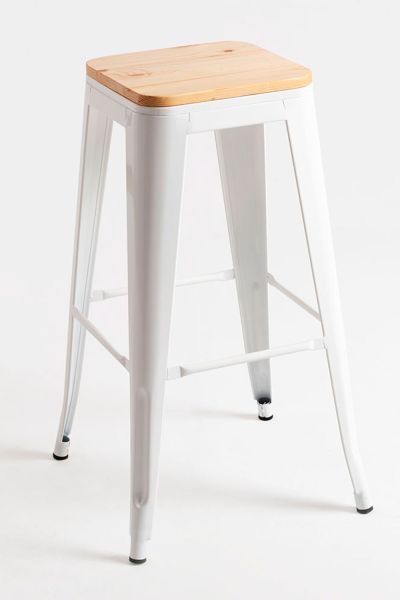 Taburete Torix Alto Madera Natural - Tu Taburete de Madera