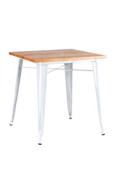 Mesa de Comedor Torix Cuadrada Madera Natural 80 cm