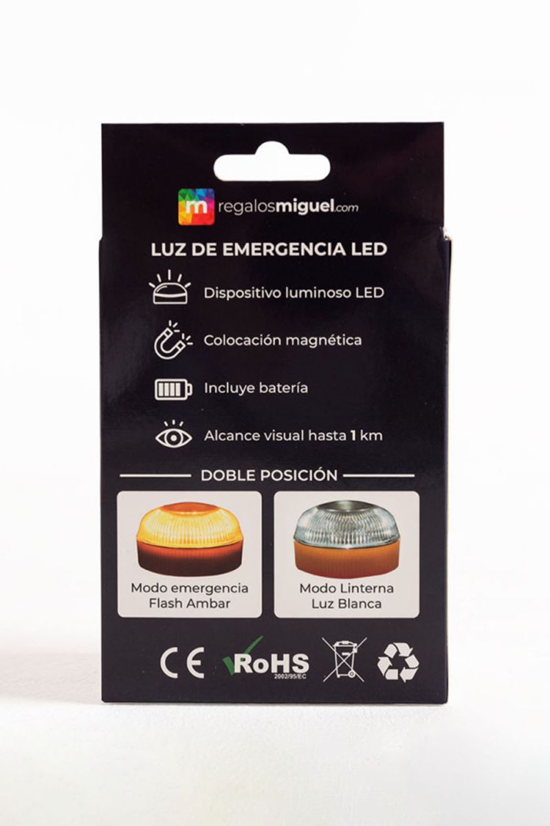 Baliza Luz de Emergencia LED - Regalos Miguel
