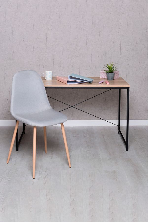 Conjunto Escritorio Dek y Silla Teok Tela