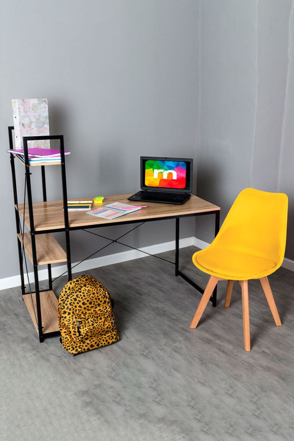 Conjunto Escritorio Kecil y Silla Synk Basic