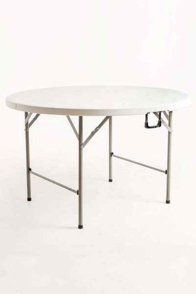 Mesa Resin Redonda 120cm - Durabilidad y Estilo para Exteriores