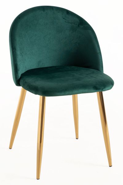 Silla Vint Terciopelo Golden: Una Silla de Salón para ti