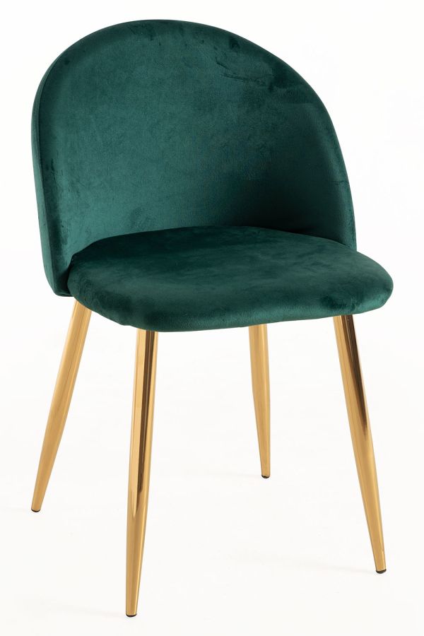 Silla Vint Terciopelo Golden