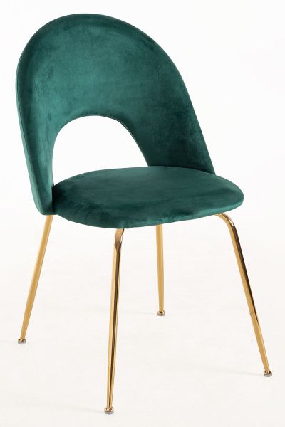 Silla Dawa Gold Terciopelo - Sofisticación y Estilo para tu Comedor