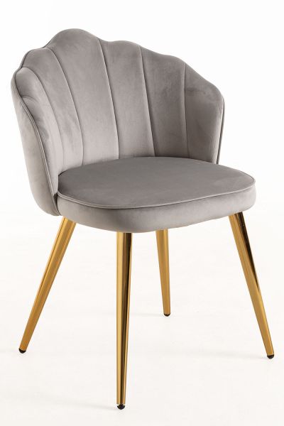 Silla Blume Gold Terciopelo - Regalos Miguel