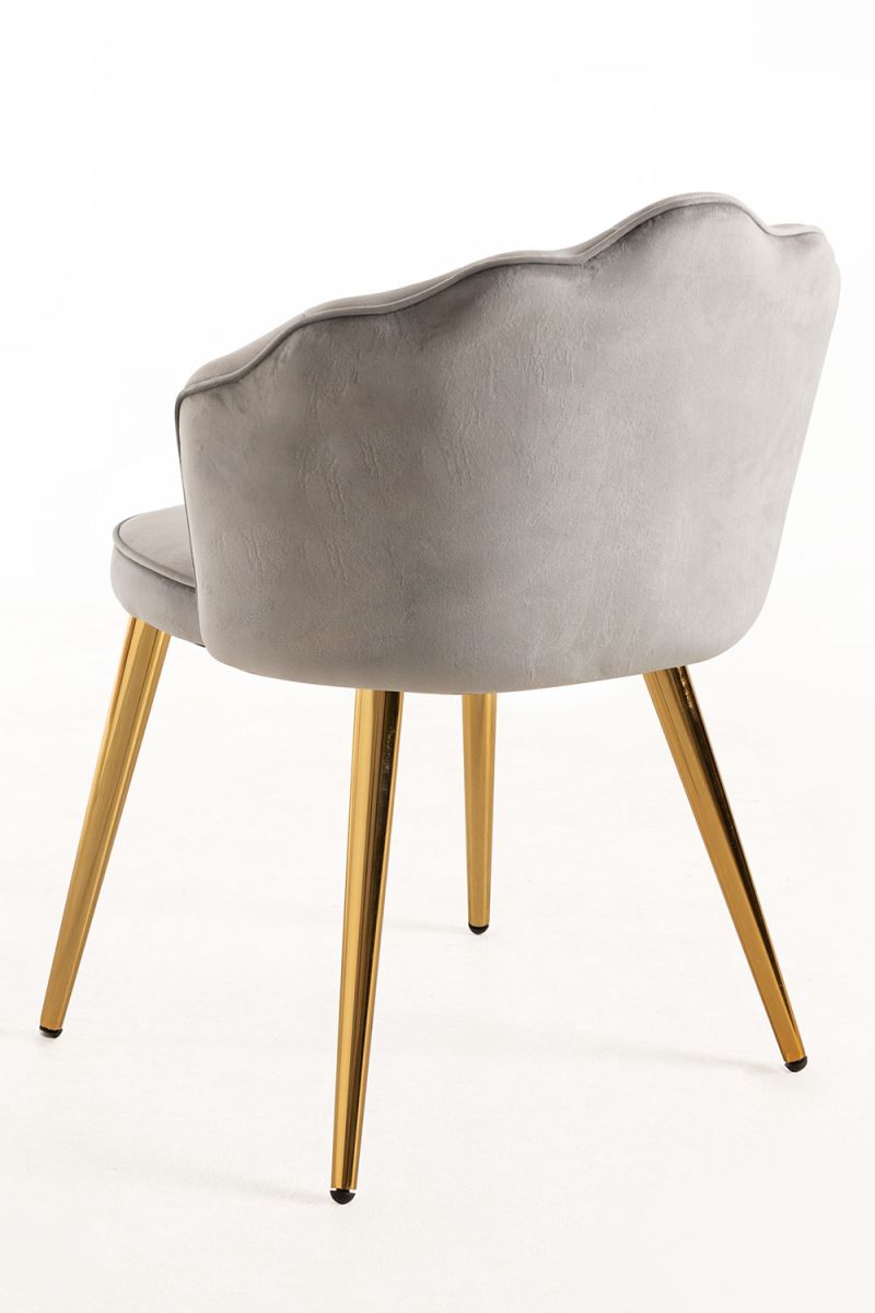 Silla Blume Gold Terciopelo - Regalos Miguel