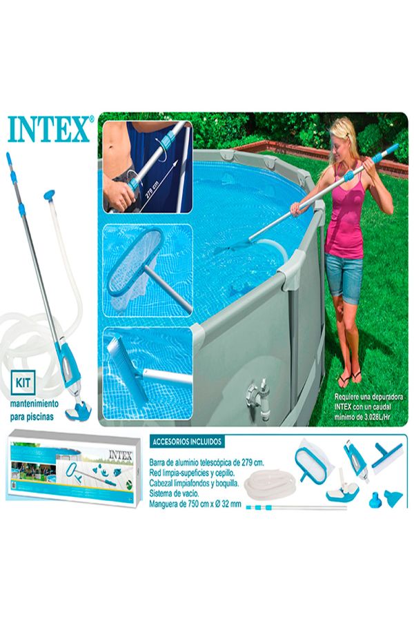Kit de Mantenimiento Deluxe con Mango Teléscopico