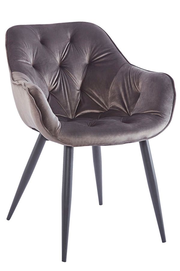 Silla Zandel Black Terciopelo