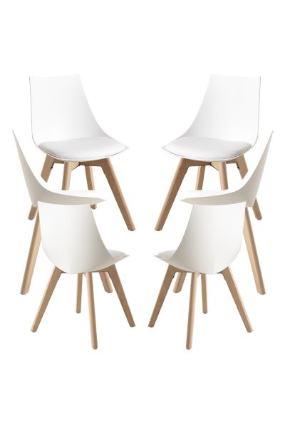 Pack 6 Sillas Blok: Oferta definitiva en sillas de comedor