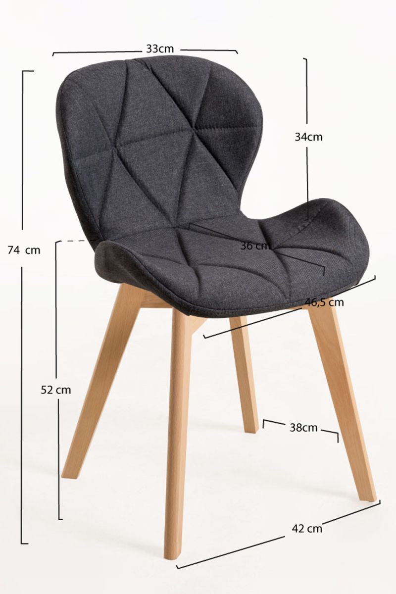 Silla Zie Tela: La Silla Escandinava que te Mereces