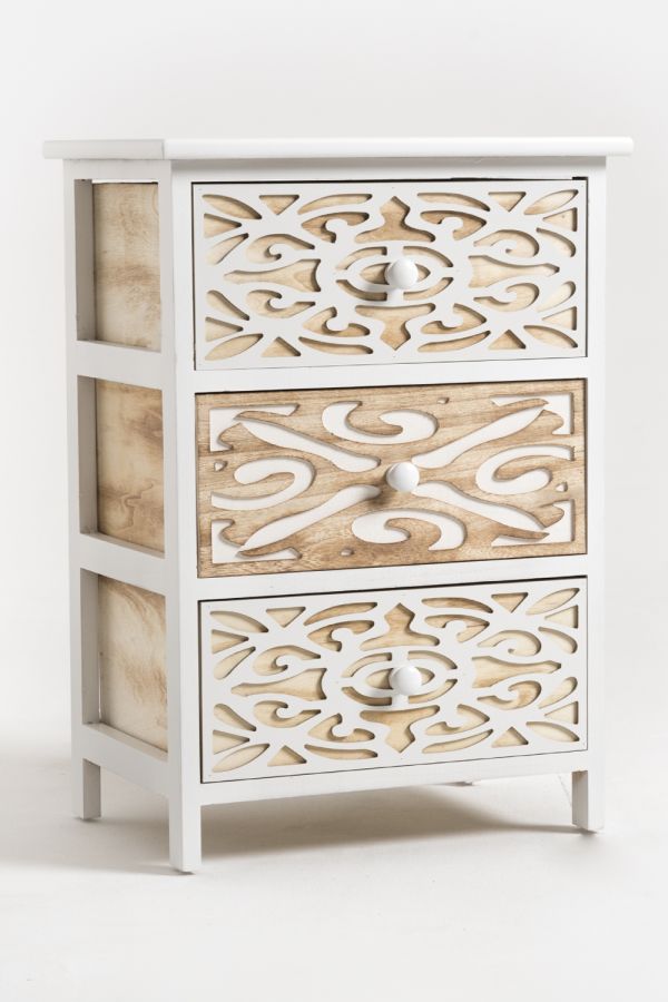 Cajonera Ancha Carvy 3 Cajones