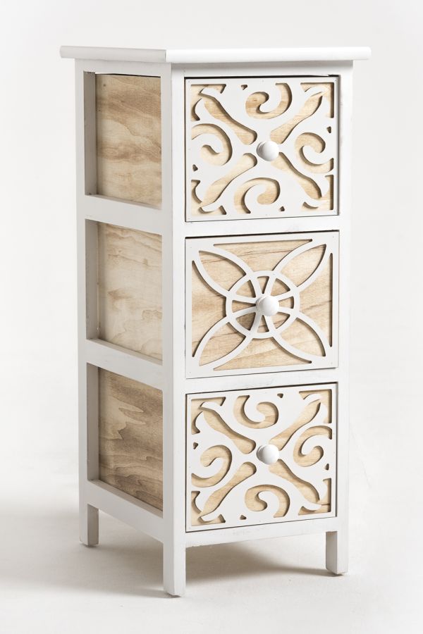 Cajonera Estrecha Carvy 3 Cajones